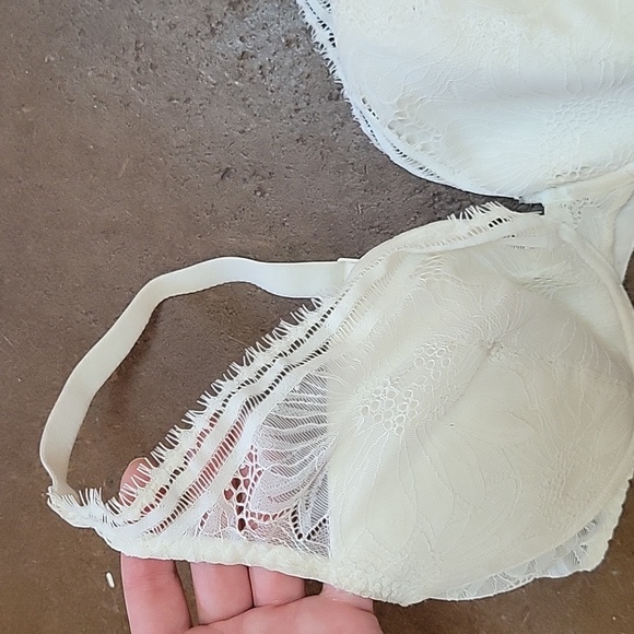 Large Bra White lace pushup bra Simone Perele 36 D - Picture 2 of 6